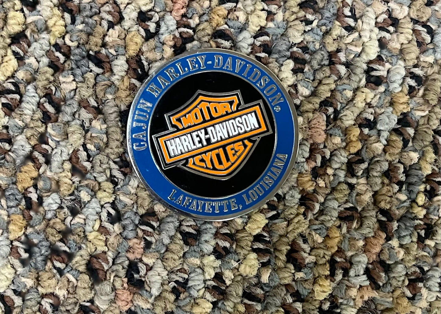 Cajun Harley Davidson Challenge Coin