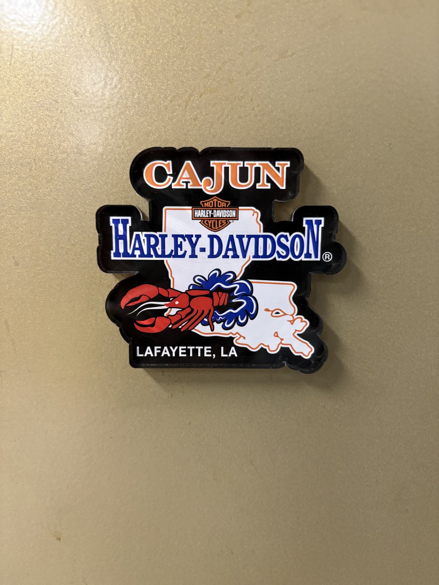 Cajun Harley magnet