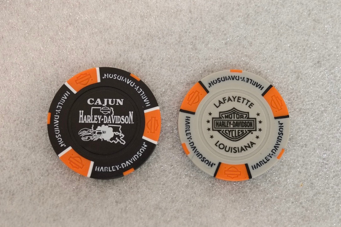 Cajun Harley-Davidson Original Poker Chip