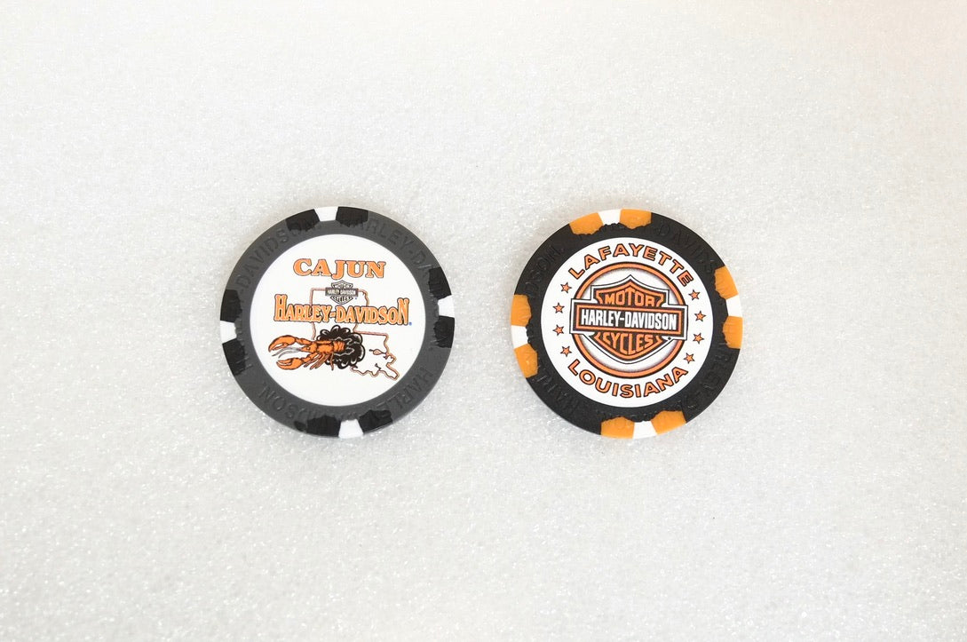 Cajun Harley-Davidson Poker Chip(new)