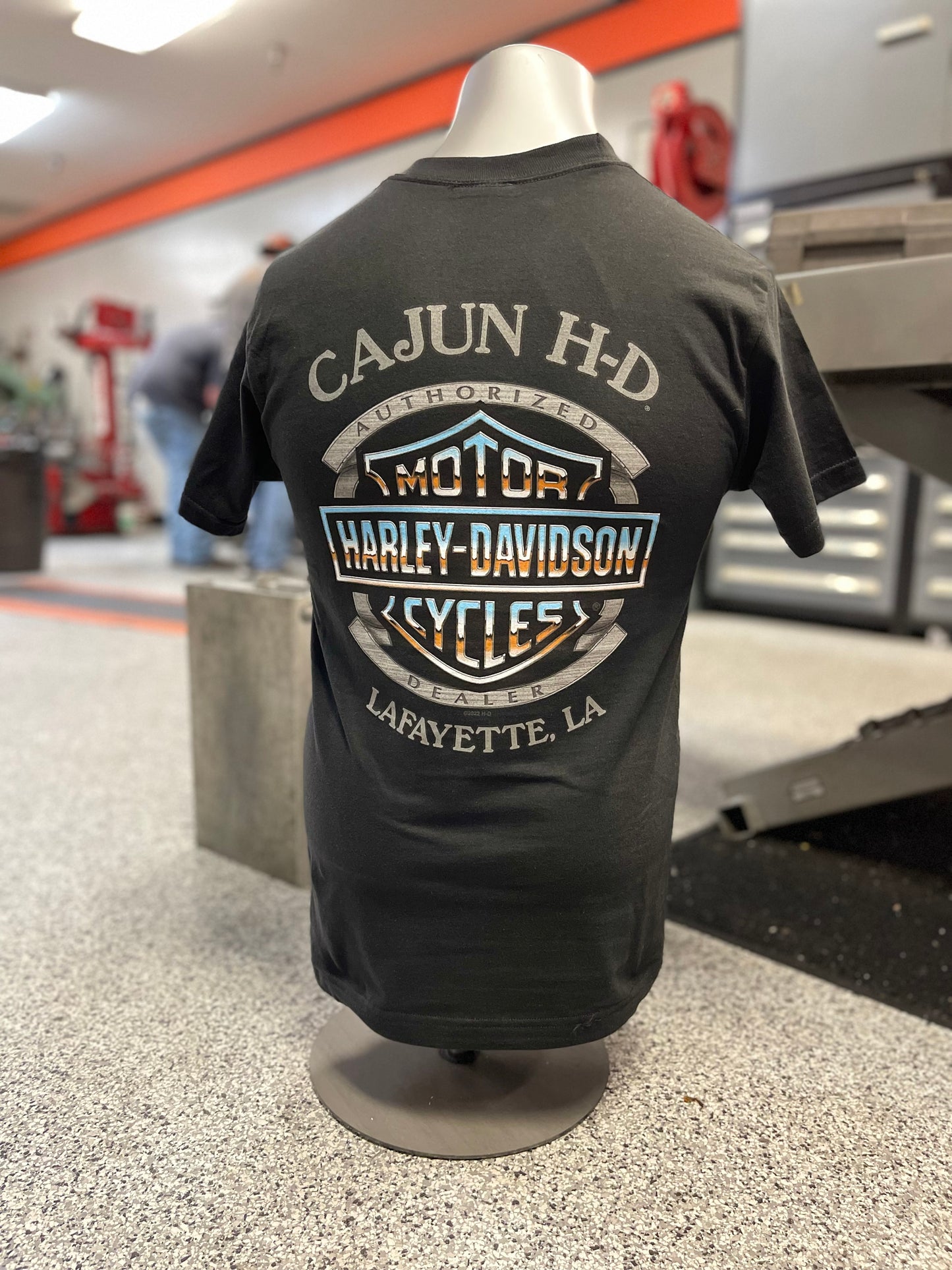 H-D TUNNEL VISION ADT Cajun Harley-Davidson Men's Short Sleeve T-Shirt
