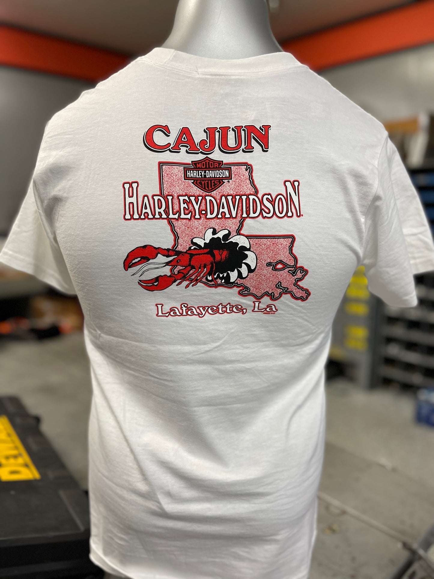 H-D REBEL Cajun Harley-Davidson Men's Short Sleeve T-Shirt